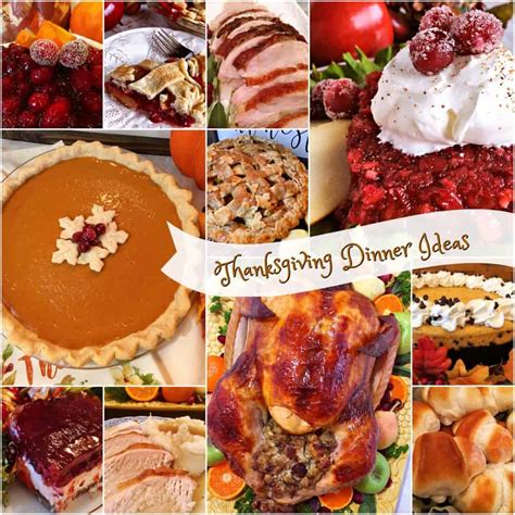 Thanksgiving Dinner Idea's | Norine's Nest