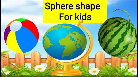 SPHERE SHAPE OBJECTS | Sphere Shape Examples - YouTube