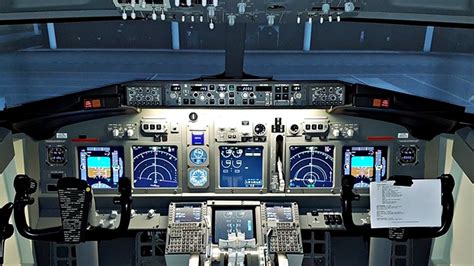 Full Flight Simulator Cockpit