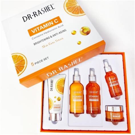 DR RASHEL VITAMIN C BRIGHTENING & ANTI AGEING 5 PIECE SKIN CARE KIT SET ...