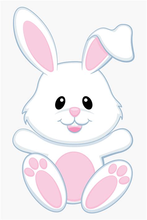 Bunnies Clipart Modern - White Bunny Png Clipart , Free Transparent ...