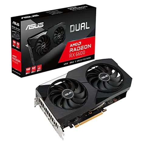 ASUS Dual AMD Radeon™ RX 6600 8GB GDDR6 Gaming Graphics Card