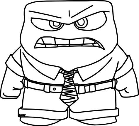 Inside Out Anger Drawing | Free download on ClipArtMag