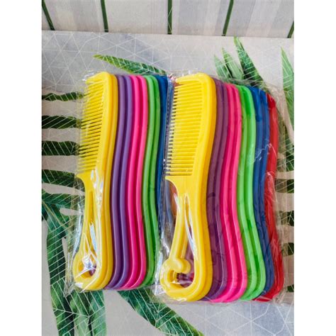 colored plastic comb (suklay 12 pcs per pack) | Shopee Philippines