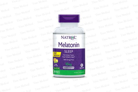 NATROL MELATONIN 10 mg 60CT - Time Medical