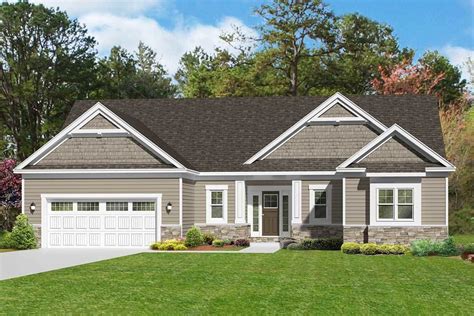 Plan 790029GLV: 3-Bedroom One-Story Open Concept Home Plan in 2020 ...