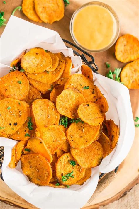 Baked Sweet Potato Chips | Delicious Meets Healthy