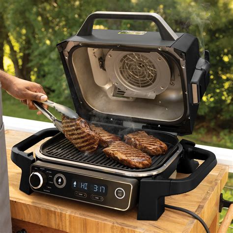 Ninja Woodfire 7-in-1 Outdoor Grill, Master Grill, BBQ Smoker ...