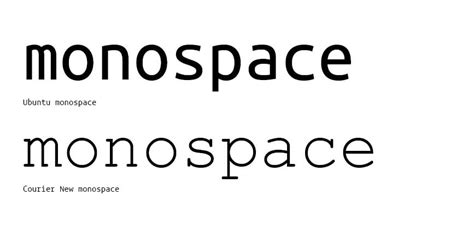 The monospace is coming