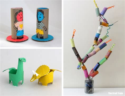 40 Recycled crafts for kids - The Craft Train