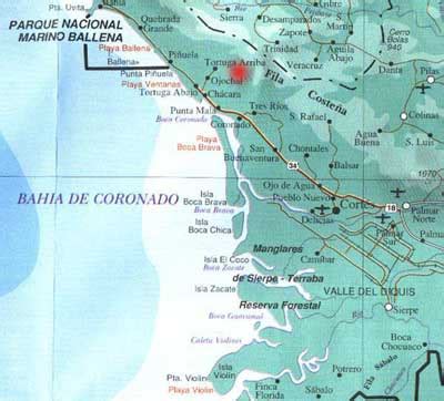 Ojochal Costa Rica Map