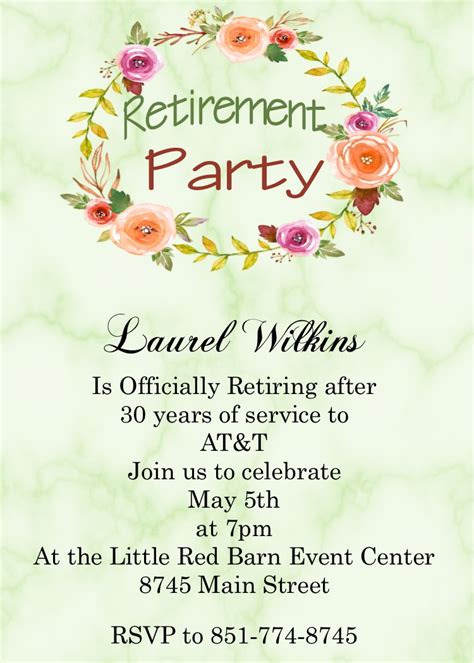 100+ Retirement Party Invitations - guests can not resist responding to ...