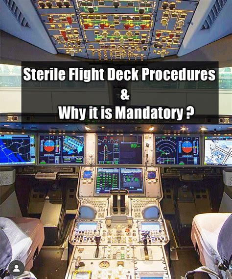 What are Sterile Flight Deck Procedures!!Critical phases of flight ...