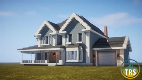 Realistic Home | TRS Minecraft Project | Minecraft houses, Modern ...