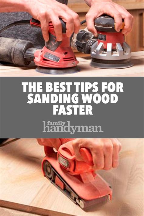 12 Tips for Sanding Wood Faster