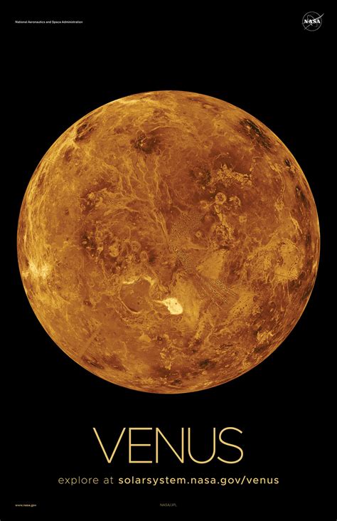 Venus Poster - Version A | NASA Solar System Exploration