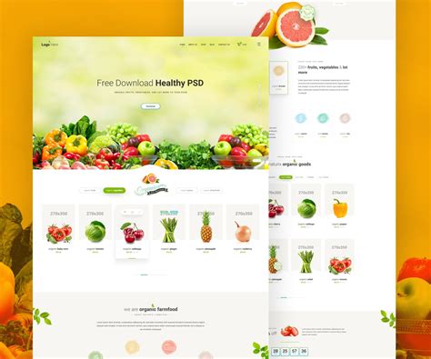 Grocery Store Website Template