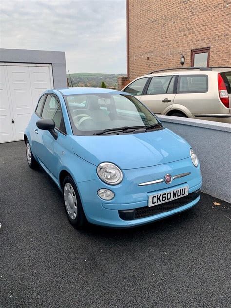 Fiat, 500, Hatchback in baby blue, 2011, Manual, 875 (cc), 3 doors | in ...