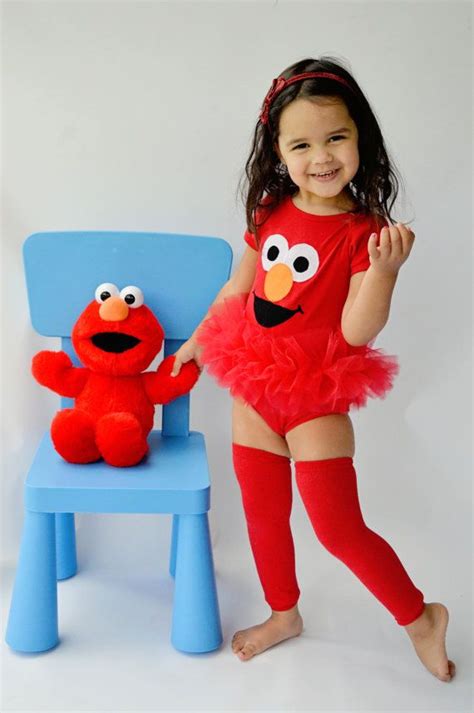 Kimber LOVES Elmo!!! Elmo Inspired Tutu Bodysuit Happy Red Sesame by ...