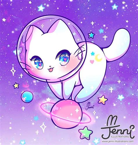 Anime Kawaii Cat Wallpapers - Wallpaper Cave