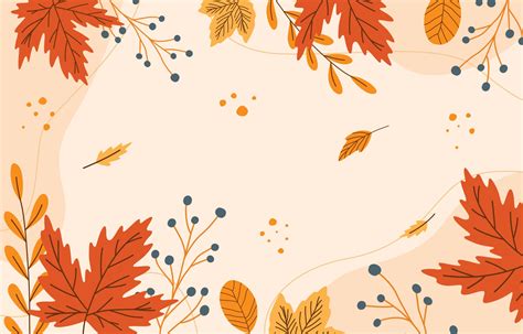 Hello Autumn Leaves Background 2976756 Vector Art at Vecteezy