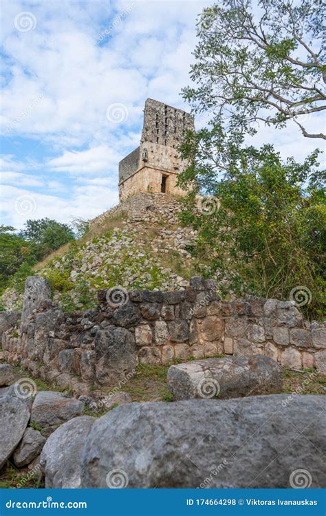 El Mirador, a Pyramid-like Structure Surmounted by a Temple in Labna ...