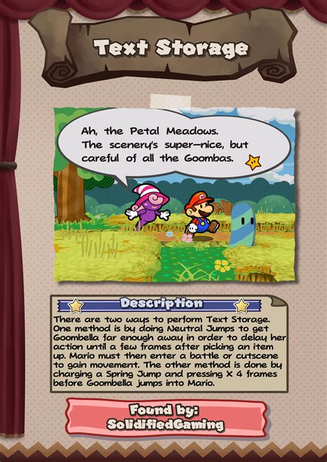 Paper Mario: TTYD Tricks #13: Text Storage by MuzYoshi on DeviantArt