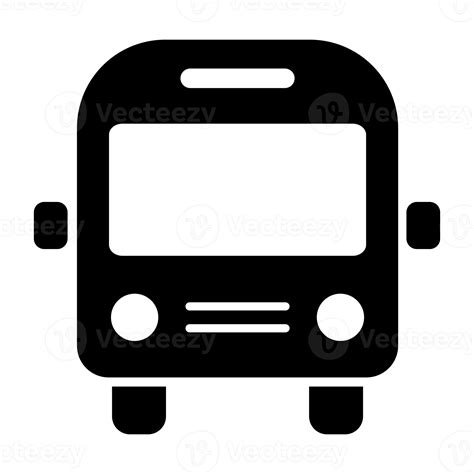 black Bus icon. 18931177 PNG