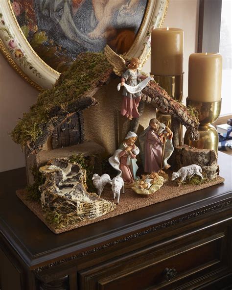 Fontanini Nativity Set with Italian Stable | Neiman Marcus