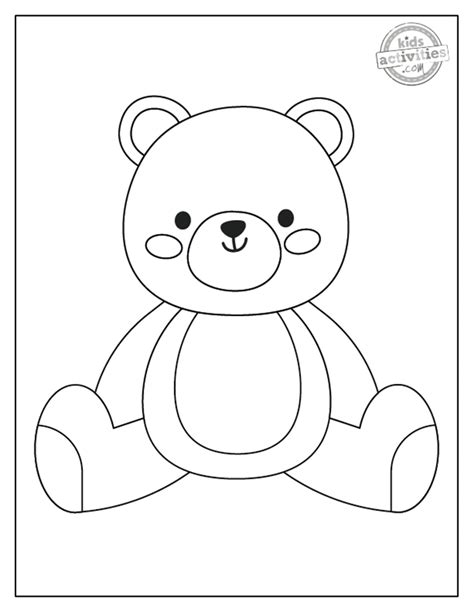 Printable Teddybear Coloring Pages