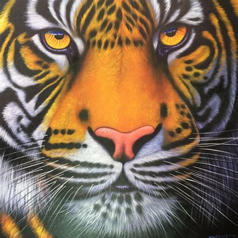 Best Tiger Painting - Original Art Online | Royal Thai Art