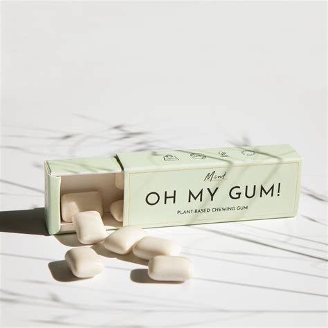 NATURAL SUGAR-FREE MINT CHEWING GUM — OH MY GUM!