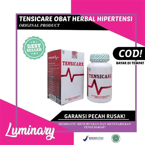 Jual TENSICARE MULTI VITAMIN OBAT HERBAL HIPERTENSI TEKANAN