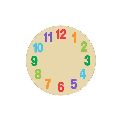 Printable Clock With Hands