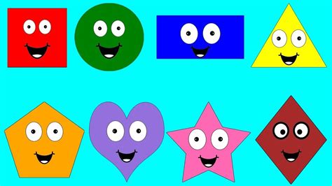 Learn Shapes and Color For Kids Fun Educational Video Kindergarten ...