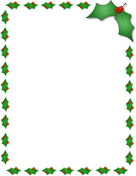 11 Free Christmas Border Designs Images - Holiday Clip Art Borders ...