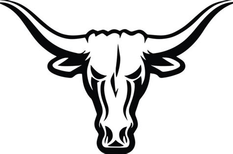 Longhorn Steer Head Clipart