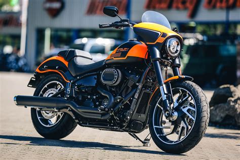 Thunderbike Orangeglide | customized H-D Softail Sport Glide FLSB