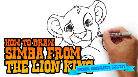 How To Draw Lion King Characters Step By Step