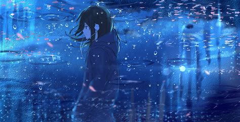 70+ Anime Girl In Water Hd Wallpaper Picture - MyWeb