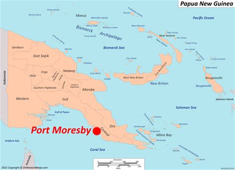 Port Moresby Map | Papua New Guinea | Detailed Maps of Port Moresby