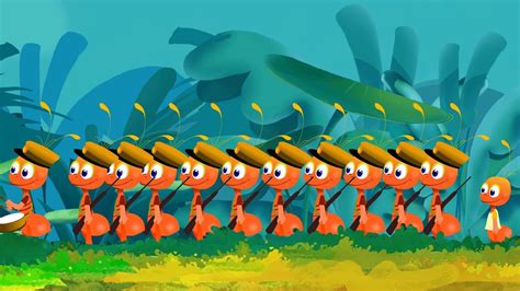 The Ants Go Marching | Rhymes For Kids - YouTube