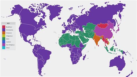 World Religions Map | PBS LearningMedia