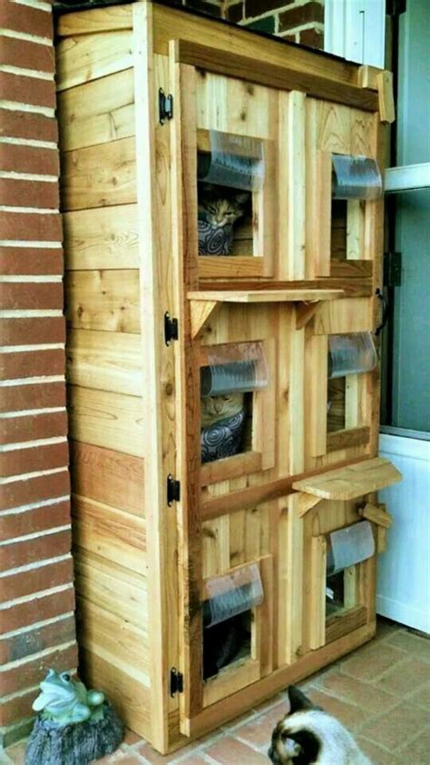 30 Best DIY Outdoor Cat House Plans | Feral cat house, Outdoor cat ...