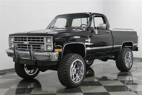 This 1987 Chevrolet K10 Silverado For Sale Is Square And Shiny | Chevy ...