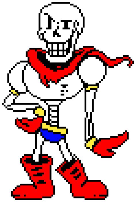 Editing Undertale Papyrus color - Free online pixel art drawing tool ...