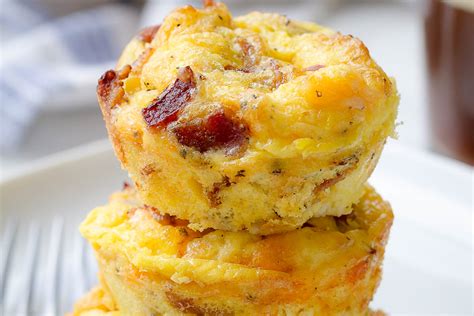 Cheesy Bacon Egg Muffins Recipe – How to Make Egg Muffins — Eatwell101