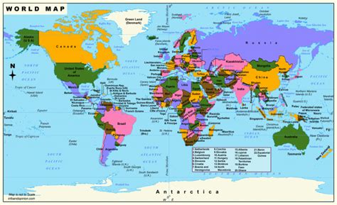 World Map HD Image - Infoandopinion