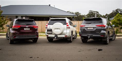 Toyota SUV comparison: Fortuner v Kluger v Prado - Photos