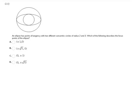 geometry - Foci Concentric Circles - Mathematics Stack Exchange